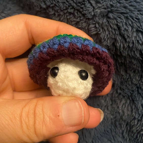 Crochet Pride Popping Mushroom - Picture 5 of 5
